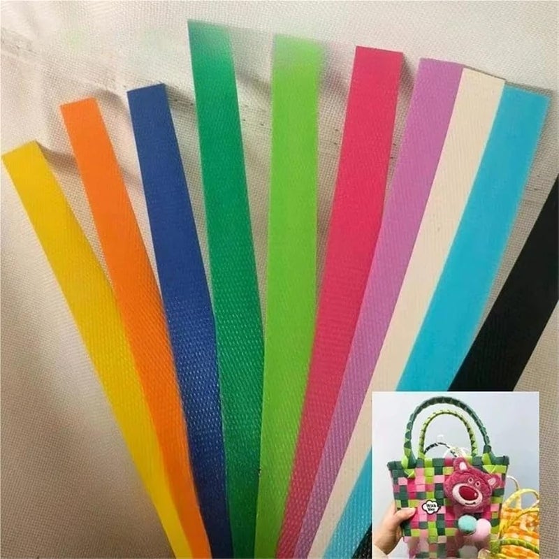 Soft PP Woven Rope 13mm Width 50 Meters For Flower Basket Gift Bag Handmade Crafts Color 3 3 Roll - Image 4